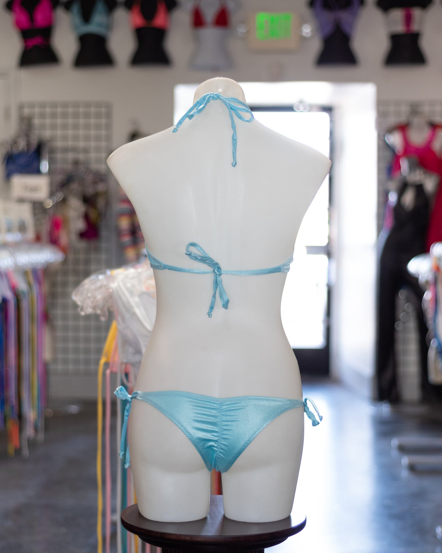 Low Rise Tie Side Scrunch Booty Bikini Bottom