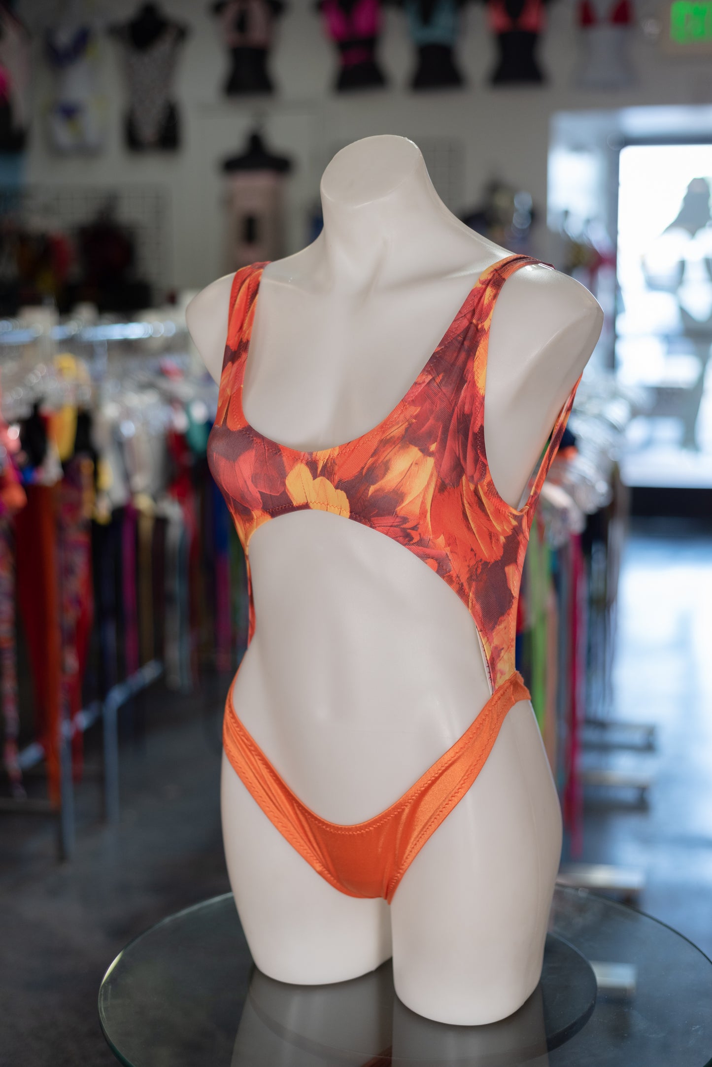 Cut Out Monokini with a Scrunched Booty