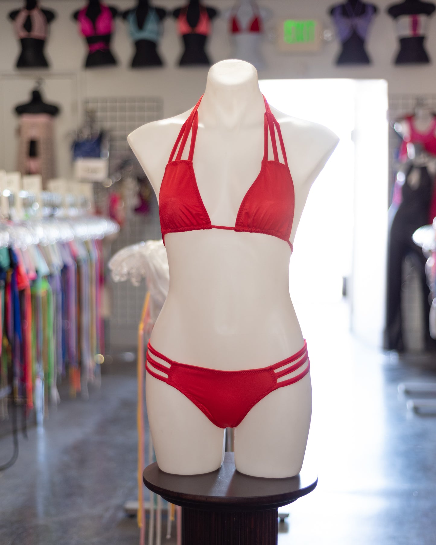 Full Coverage Strappy Scrunch Booty Bikini Bottom